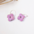 Blush Bloom Hoops